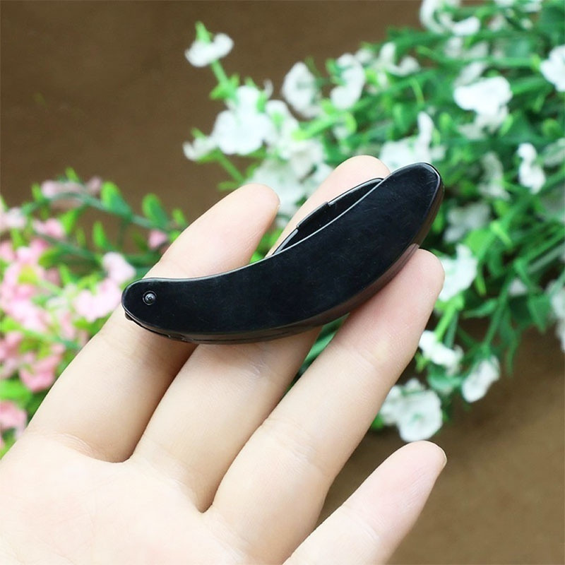 Instrument de frumusețe pliabil din oțel inoxidabil, pieptene pentru gene, perie pentru sprâncene