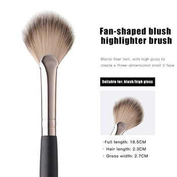 Πινέλο μακιγιάζ Loose Powder Brush Blush Brush Brush Highlighter Brush Partial Face Powder Brush Tool Makeup Beauty Supplies Maquiagem