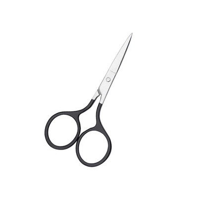 OWOSC 1PC Foarfecă pentru sprâncene din oțel inoxidabil pentru gene pentru nas îndepărtarea părului cu vârf rotund Trimmer pentru îngrijire personală Machiaj Instrumente de frumusețe