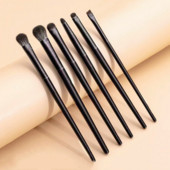 Set de pensule de machiaj pentru ochi naturale Perie pentru fard de pleoape Perie pentru eyeliner contur sprâncene Ochi pentru femei, cosmetice, pentru amestecare, instrumente de machiaj