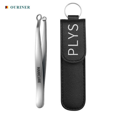Universal Nose Hair Trimming Tweezers Round Head Nose Hair Clippers Stainless Steel Nose Cutter Manual Nasal Hair Shaver