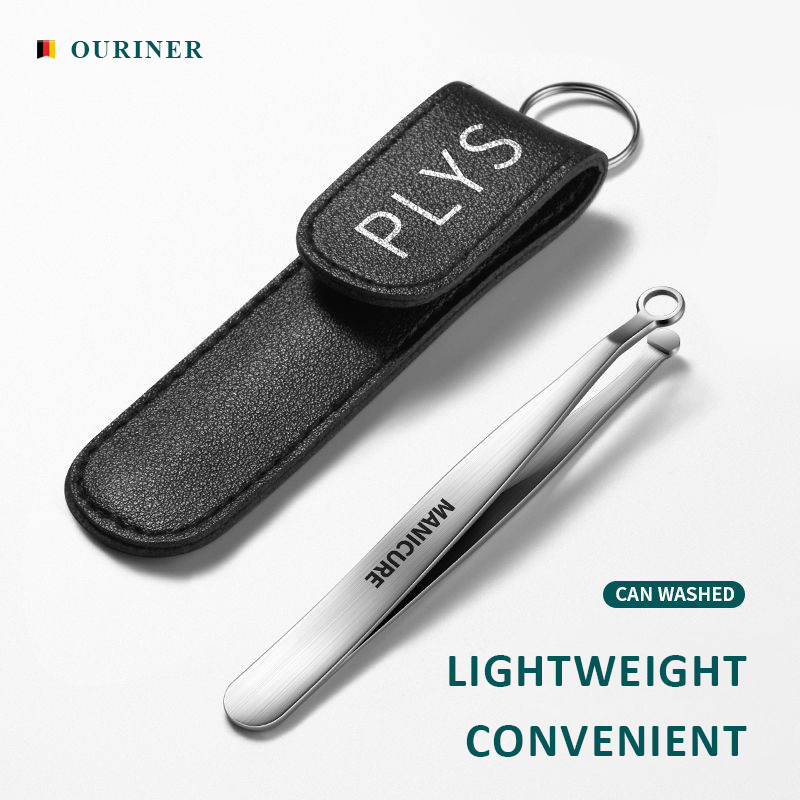 Universalūs nosies plaukų kirpimo pincetai apvalios galvos nosies plaukų kirpimo mašinėlės nerūdijančio plieno nosies kirpimo mašinėlė Rankinė nosies plaukų skustuvas