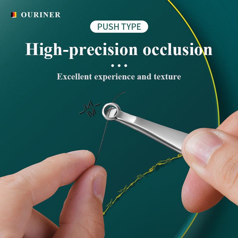 Universalūs nosies plaukų kirpimo pincetai apvalios galvos nosies plaukų kirpimo mašinėlės nerūdijančio plieno nosies kirpimo mašinėlė Rankinė nosies plaukų skustuvas