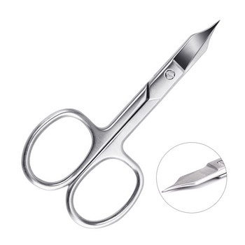 Ножици за кожички Ножици за вежди от неръждаема стомана Професионални ножици за нокти Малки ножици за коса в носа, мустаци, брада, маникюр