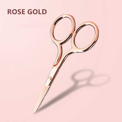 Foarfecă profesională pentru sprâncene Trimmer de tuns gene din oțel inoxidabil Manichiură Naz Cuticule Pedichiură Instrumente de machiaj