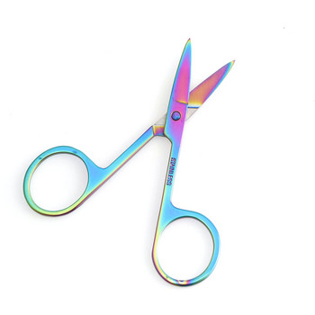 Rainbow Nail Ножица за кожички Ножица от неръждаема стомана Dead Skin Scissor Remover Nipper Clipper Nails Art Manicure Tools Поддръжка на едро