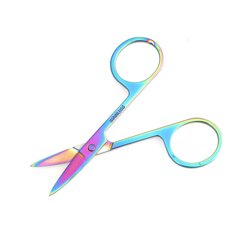 Rainbow Nail Škare za zanoktice od nehrđajućeg čelika Škare za uklanjanje mrtve kože Nipper Clipper Nails Art Manikura Alati Podrška Veleprodaja