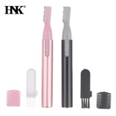 Foarfece electrice practice pentru sprâncene pentru tuns păr Mini aparat de ras portabil pentru femei pentru îndepărtarea lamei de ras Epilator 2 culori