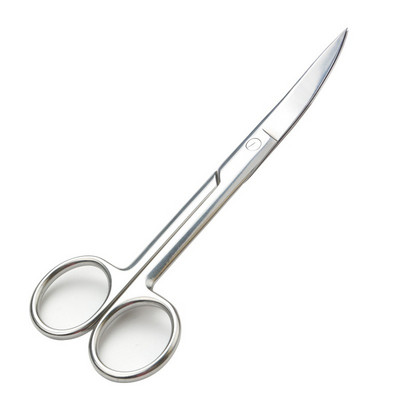 14 cm liela nerūsējošā tērauda grims Skaistumkopšanas šķēres Nagu instrumenti Matu plakstiņu uzlīme? Šķērveida lentes medicīniskā manikīra rīks