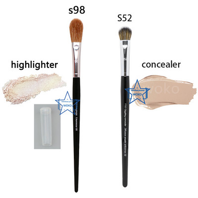 Foundation Blush hibátlan Airbrush precíziós púder kontúr smink ecsetek Profession Kiváló minőségű szintetikus haj smink eszköz