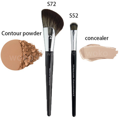 Foundation Blush hibátlan Airbrush precíziós púder kontúr smink ecsetek Profession Kiváló minőségű szintetikus haj smink eszköz