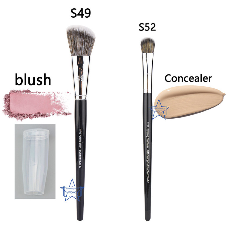 Foundation Blush hibátlan Airbrush precíziós púder kontúr smink ecsetek Profession Kiváló minőségű szintetikus haj smink eszköz