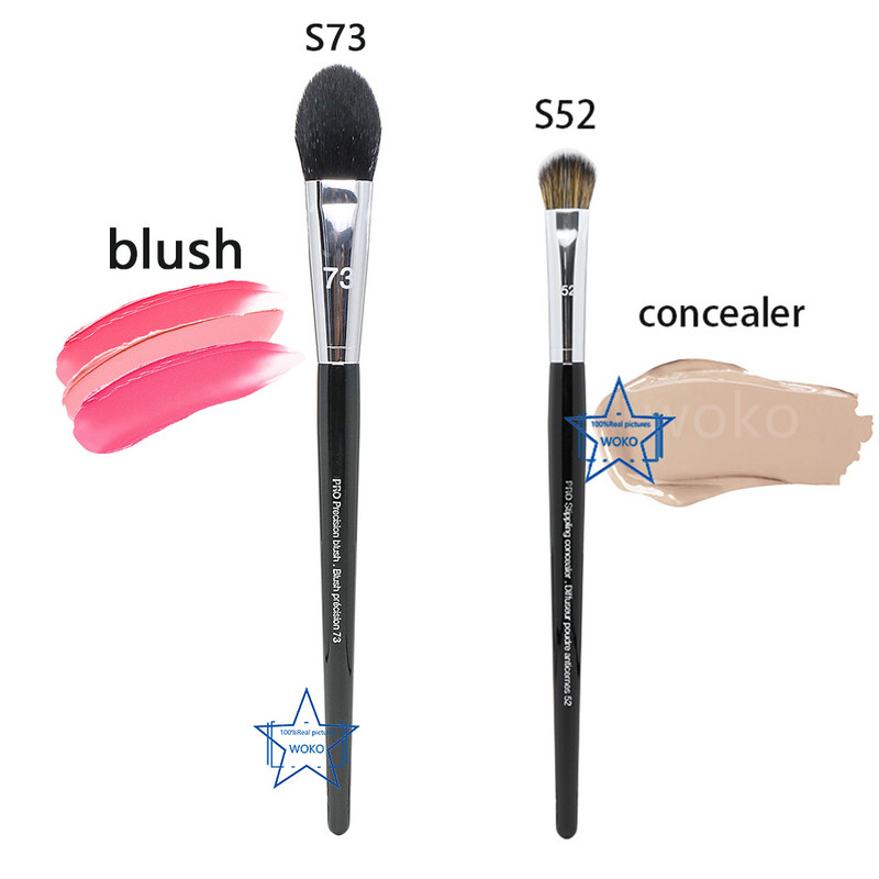 Foundation Blush hibátlan Airbrush precíziós púder kontúr smink ecsetek Profession Kiváló minőségű szintetikus haj smink eszköz