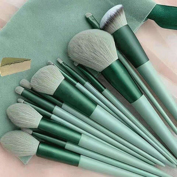 8/13Pcs Soft Fluffy πινέλα μακιγιάζ Σετ για καλλυντικά Foundation Blush Powder Eyeshadow Kabuki Blending Brush Makeup