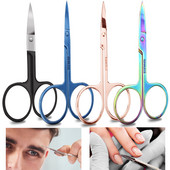 Foarfecă Cuticule Manichiură din oțel inoxidabil Scule mici pentru tăietor de margini pentru unghii Cuticule de tăiat Dispozitiv pentru îndepărtarea pielii moarte Instrumente pentru sprâncene