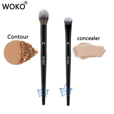 Pro 70 Big Foundation Brush Cremă Fond de ten Perie de machiaj Chubby Profesional Păr Sintetic Fond de ten Contur Instrument de machiaj