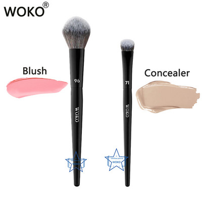 Pro 70 Big Foundation Brush Cremă Fond de ten Perie de machiaj Chubby Profesional Păr Sintetic Fond de ten Contur Instrument de machiaj