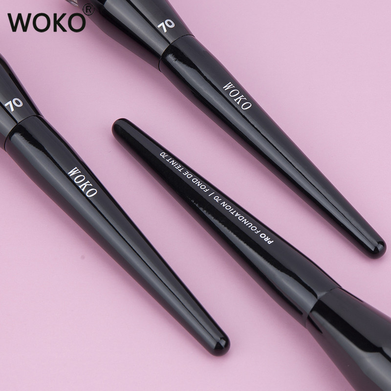 Pro 70 Big Foundation Brush Cremă Fond de ten Perie de machiaj Chubby Profesional Păr Sintetic Fond de ten Contur Instrument de machiaj