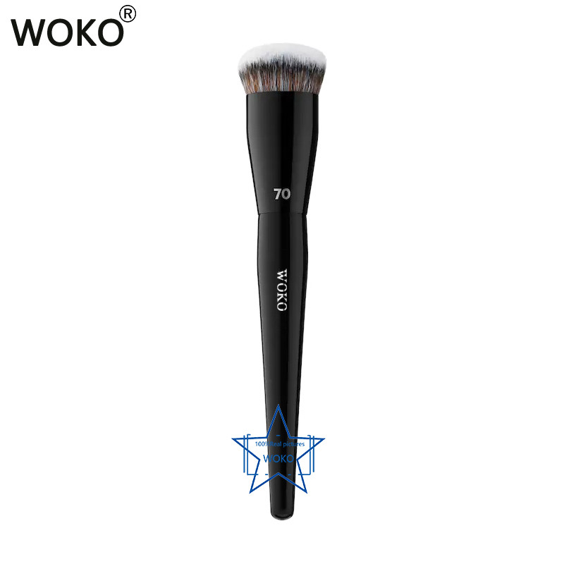 Pro 70 Big Foundation Brush Cremă Fond de ten Perie de machiaj Chubby Profesional Păr Sintetic Fond de ten Contur Instrument de machiaj