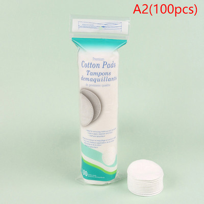 100 tk vatitampoonid puhtad küünepadjad Kunstilised pehmed puhastuspadjad igapäevased puuvillased tarvikud Näo puuvillase meigieemaldustööriist