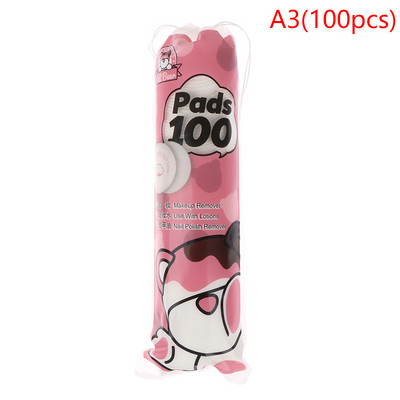 100 tk vatitampoonid puhtad küünepadjad Kunstilised pehmed puhastuspadjad igapäevased puuvillased tarvikud Näo puuvillase meigieemaldustööriist