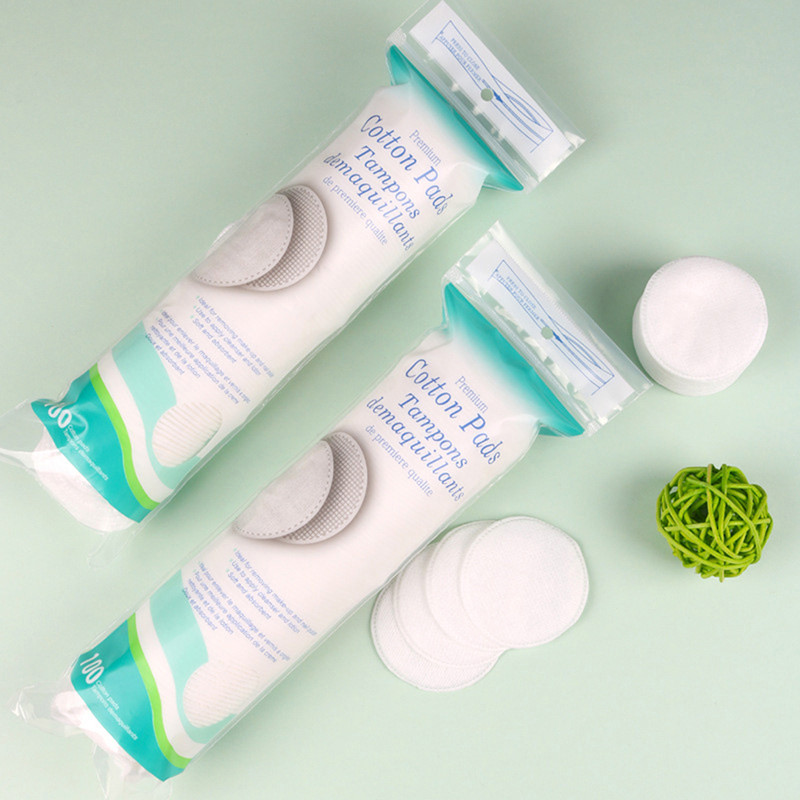 100 tk vatitampoonid puhtad küünepadjad Kunstilised pehmed puhastuspadjad igapäevased puuvillased tarvikud Näo puuvillase meigieemaldustööriist