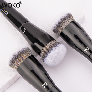 70 Pro Big Foundation Brush Cream Foundation Makeup Brush Chubby Professional Synthetic Hair Face Face Foundation Makeup Tool