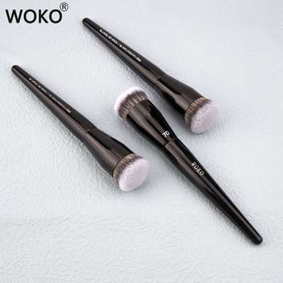 70 Pro Big Foundation Brush Crema Fond de ten Perie de machiaj Chubby Profesional Par Sintetic Fond de ten Contur Instrument de machiaj