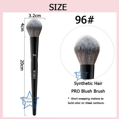 70 Pro Big Foundation Brush Crema Fond de ten Perie de machiaj Chubby Profesional Par Sintetic Fond de ten Contur Instrument de machiaj