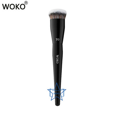 70 Pro Big Foundation Brush Crema Fond de ten Perie de machiaj Chubby Profesional Par Sintetic Fond de ten Contur Instrument de machiaj