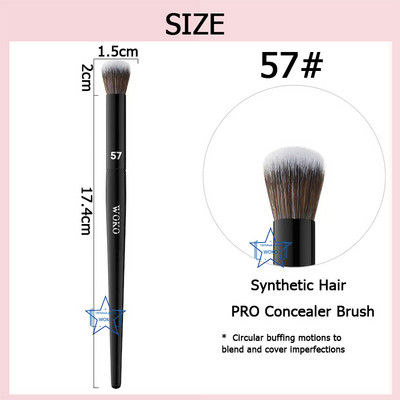 70 Pro Big Foundation Brush Crema Fond de ten Perie de machiaj Chubby Profesional Par Sintetic Fond de ten Contur Instrument de machiaj