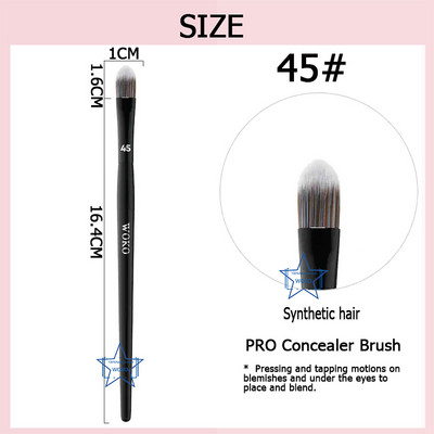 70 Pro Big Foundation Brush Crema Fond de ten Perie de machiaj Chubby Profesional Par Sintetic Fond de ten Contur Instrument de machiaj