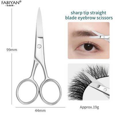 Oțel inoxidabil sprâncene gene nas foarfece pentru îndepărtarea machiaj instrument foarfece pentru unghii manichiură cuticulă îndepărtați tăietor Trimmer