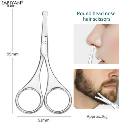 Oțel inoxidabil sprâncene gene nas foarfece pentru îndepărtarea machiaj instrument foarfece pentru unghii manichiură cuticulă îndepărtați tăietor Trimmer