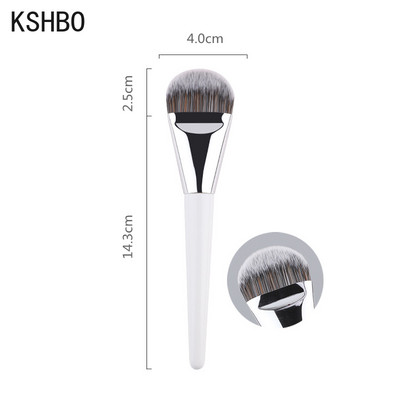 KSHBO Perie pentru fond de ten 47 Cap de mătură Fond de ten lichid Perii pentru repararea umbrelor Femei Machiaj de bază pentru față Frumusețe Instrumente profesionale
