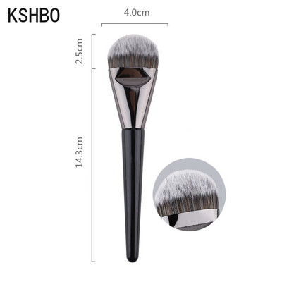 KSHBO Perie pentru fond de ten 47 Cap de mătură Fond de ten lichid Perii pentru repararea umbrelor Femei Machiaj de bază pentru față Frumusețe Instrumente profesionale