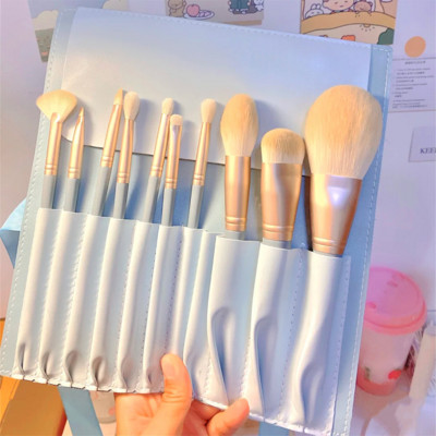 10kom mekanih pahuljastih kistova za šminku Podloga za sjenila Ženska kozmetička pudera Rumenilo za miješanje Beauty Make Up Alat za uljepšavanje