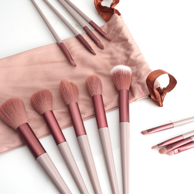 Set de pensule de machiaj moi, pufoase, 10 buc, fond de ten pentru fard de ochi, pudră cosmetică, fard de obraz, amestec de frumusețe, instrument de frumusețe