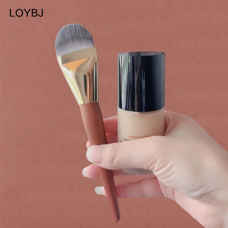 LOYBJ Professional Foundation Brush Super Thin Foundation Concealer Crema Pensule Machiaj Fond de ten lichid Baza pentru fata Instrumente de machiaj