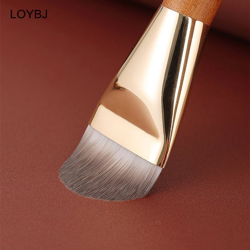 LOYBJ Professional Foundation Brush Super Thin Foundation Concealer Crema Pensule Machiaj Fond de ten lichid Baza pentru fata Instrumente de machiaj