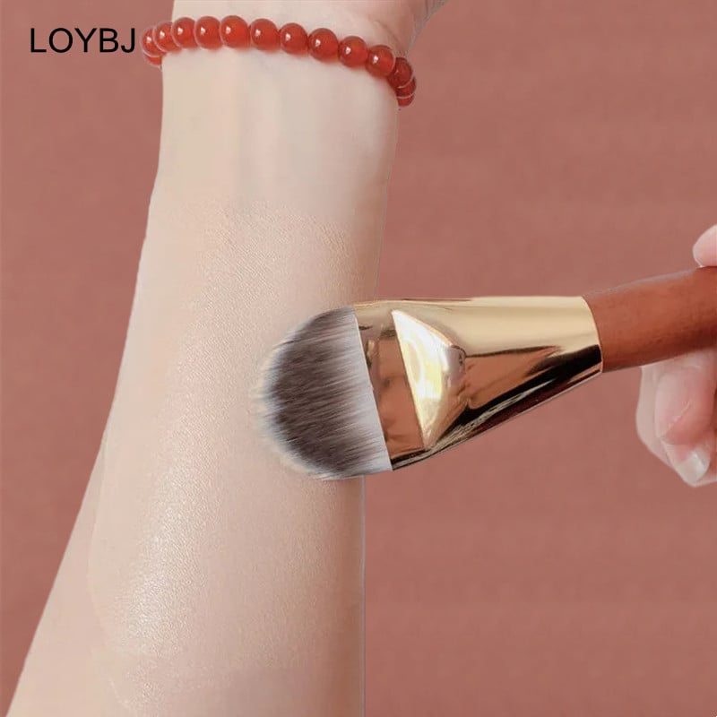 LOYBJ Professional Foundation Brush Super Thin Foundation Concealer Crema Pensule Machiaj Fond de ten lichid Baza pentru fata Instrumente de machiaj