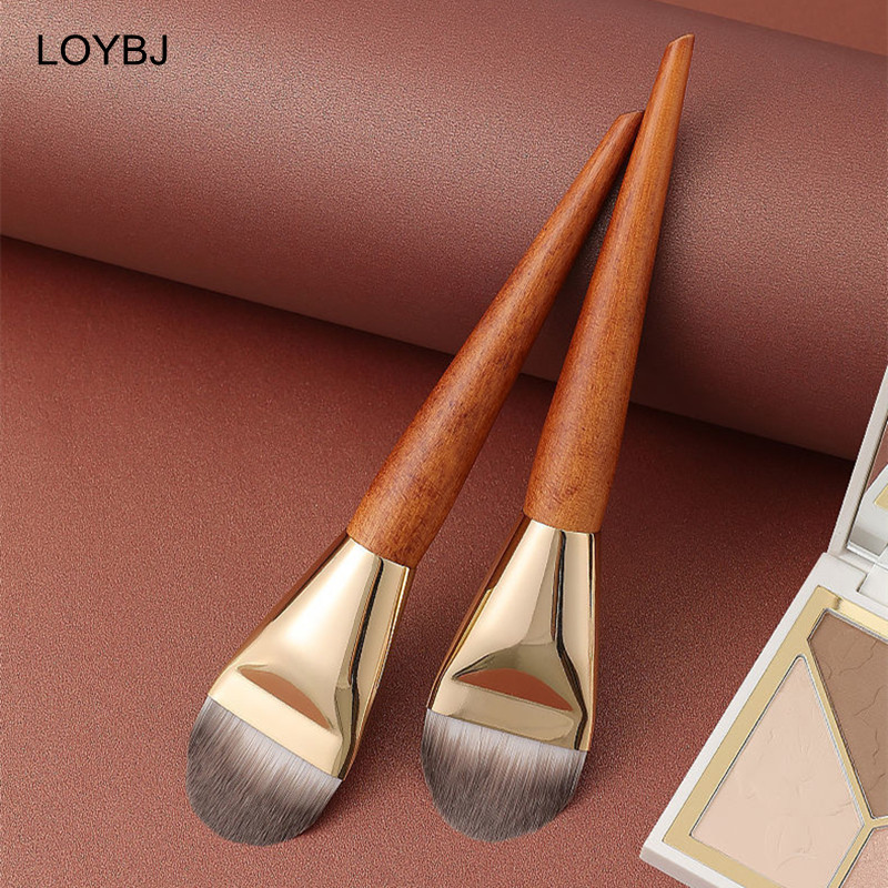 LOYBJ Professional Foundation Brush Super Thin Foundation Concealer Crema Pensule Machiaj Fond de ten lichid Baza pentru fata Instrumente de machiaj