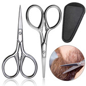 1 buc. foarfece mici de machiaj din oțel inoxidabil pentru sprâncene unghii cuticule trimmer barbi nas pentru bărbierit manichiură foarfece instrumente cosmetice