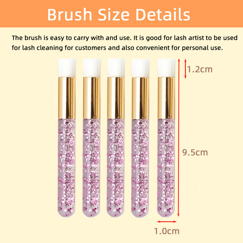 Perie de curățare a genelor pentru nas puncte negre Spălare profundă șampon perii pentru sprâncene curățarea feței instrument de machiaj de frumusețe comerț cu ridicata