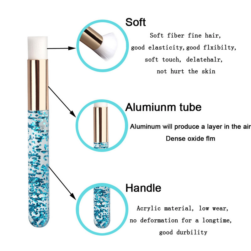 Perie de curățare a genelor pentru nas puncte negre Spălare profundă șampon perii pentru sprâncene curățarea feței instrument de machiaj de frumusețe comerț cu ridicata