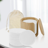 16/20 bucăți de tampoane demachiante reutilizabile, cremă hidratantă cu cărbune de bambus, tampoane de îngrijire facială pentru curățarea pielii