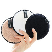 3 buc Fibre Tampă de demachiere Reutilizabilă Curățare Burete Pânză Prosop Cosmetic Puff