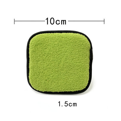 1 bucată demachiant puf microfibră prosop de față reutilizabil șervețele de machiaj pânză tampoane lavabile din bumbac puf de curățare pentru îngrijirea pielii