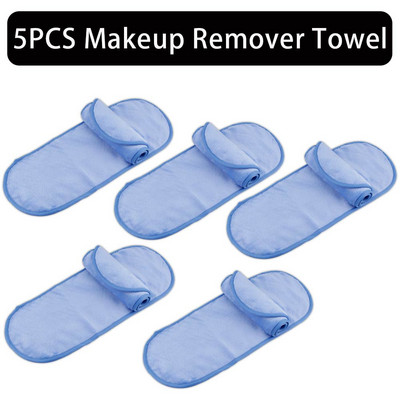 2/5/10 buc. Prosop demachiant Tampoane din microfibră de machiaj Prosoape reutilizabile pentru curățarea feței pentru femei Instrument de înfrumusețare pentru îngrijirea pielii