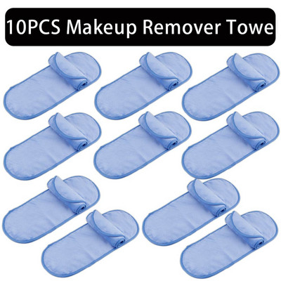 2/5/10 buc. Prosop demachiant Tampoane din microfibră de machiaj Prosoape reutilizabile pentru curățarea feței pentru femei Instrument de înfrumusețare pentru îngrijirea pielii